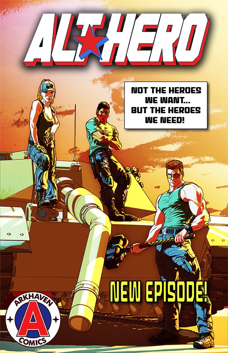 arkhaven_comics's tweet photo. Sometimes going it alone isn't the right choice for a hero! Visit https://t.co/TstiTuD8rx this morning for a new episode of Alt-Hero and learn how to step up in the culture war! Free episode ready:
https://t.co/FwIzd9boIC
#comicbooks #comicstrip #digitalcomics #althero https://t.co/qEeLsryxIy