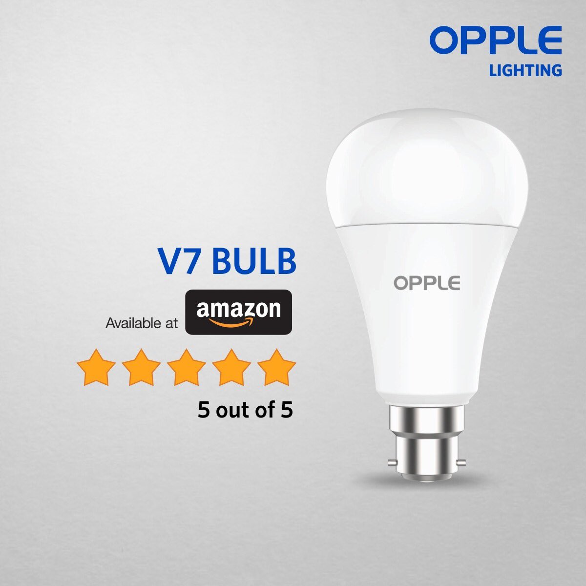 Oppleindia's tweet photo. Our LED V7 Bulb is made to give the best performance and lasts long. It is your ideal bulb for everyday needs!
Now available on Amazon - https://t.co/83kgr4ira1
#LEDBulb #QualityLEDBulb #LEDLight #Bulb #OPPLELED #OPPLEBulb https://t.co/0GldvA6gh6