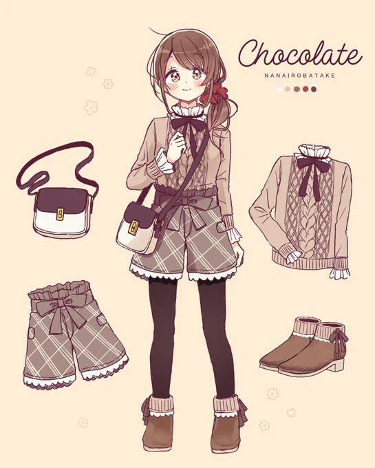 チョコレートコーデ🍫 