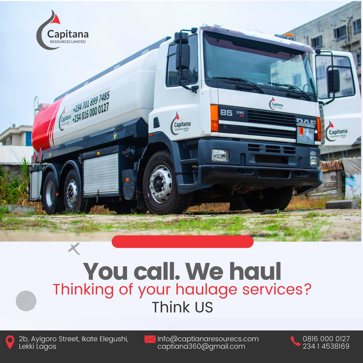 Capitana_Res's tweet photo. Location is the least of our problems when it comes to heavy lifting and supply of petroleum products. You call, we haul!!

#logistics #transportation #heavyhaulage #haulagesupply #petroleum #heavylifting https://t.co/DBHrx4P8t2