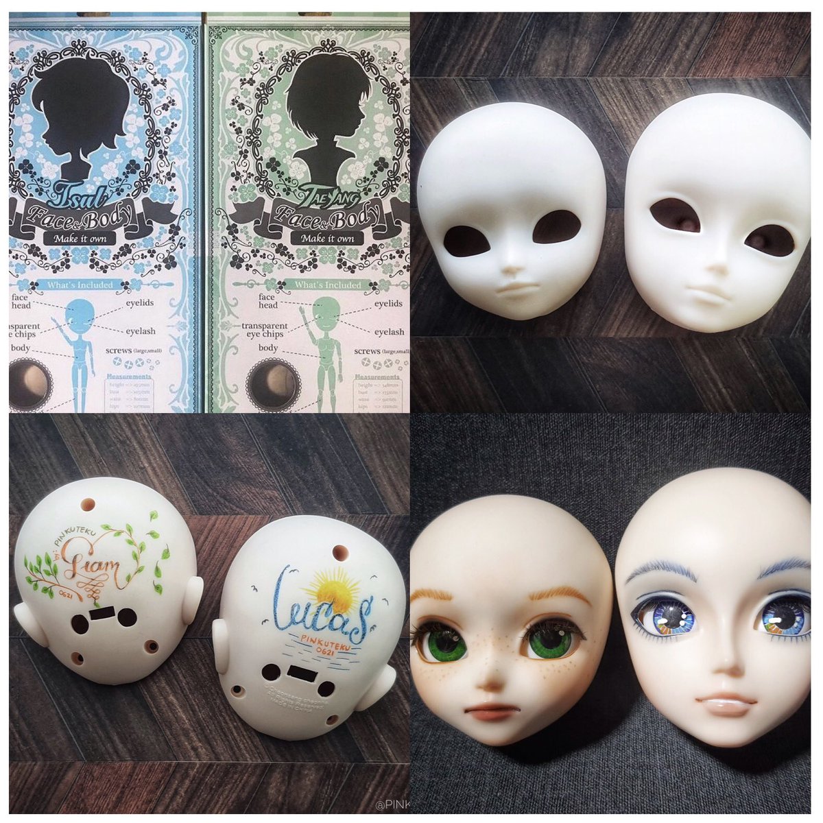 プーリップ Pullip Face&Body Make It Own Pullip】フェイス&ボディ