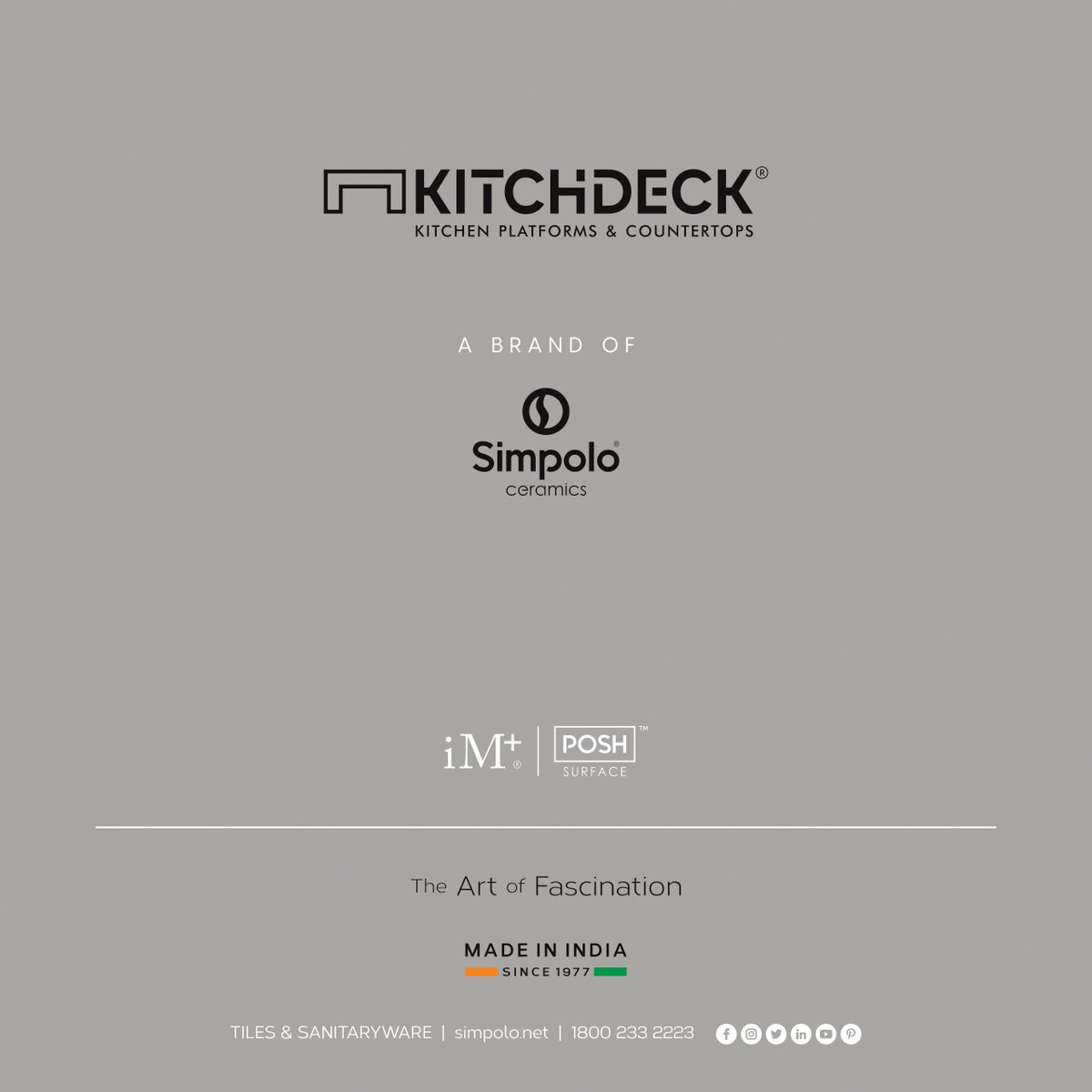 simpoloceramics's tweet image. Build a modern space with classic elegance and durability that leaves everyone in awe.

Ocean Black
Available Sizes: 79x260cm
Thickness: 15mm
Surface: #posh #surface with ‘iM+’

#kitchdeck - #kitchenplatforms &amp;amp; #countertops

#simpoloceramics #simpololifestyle #countertops