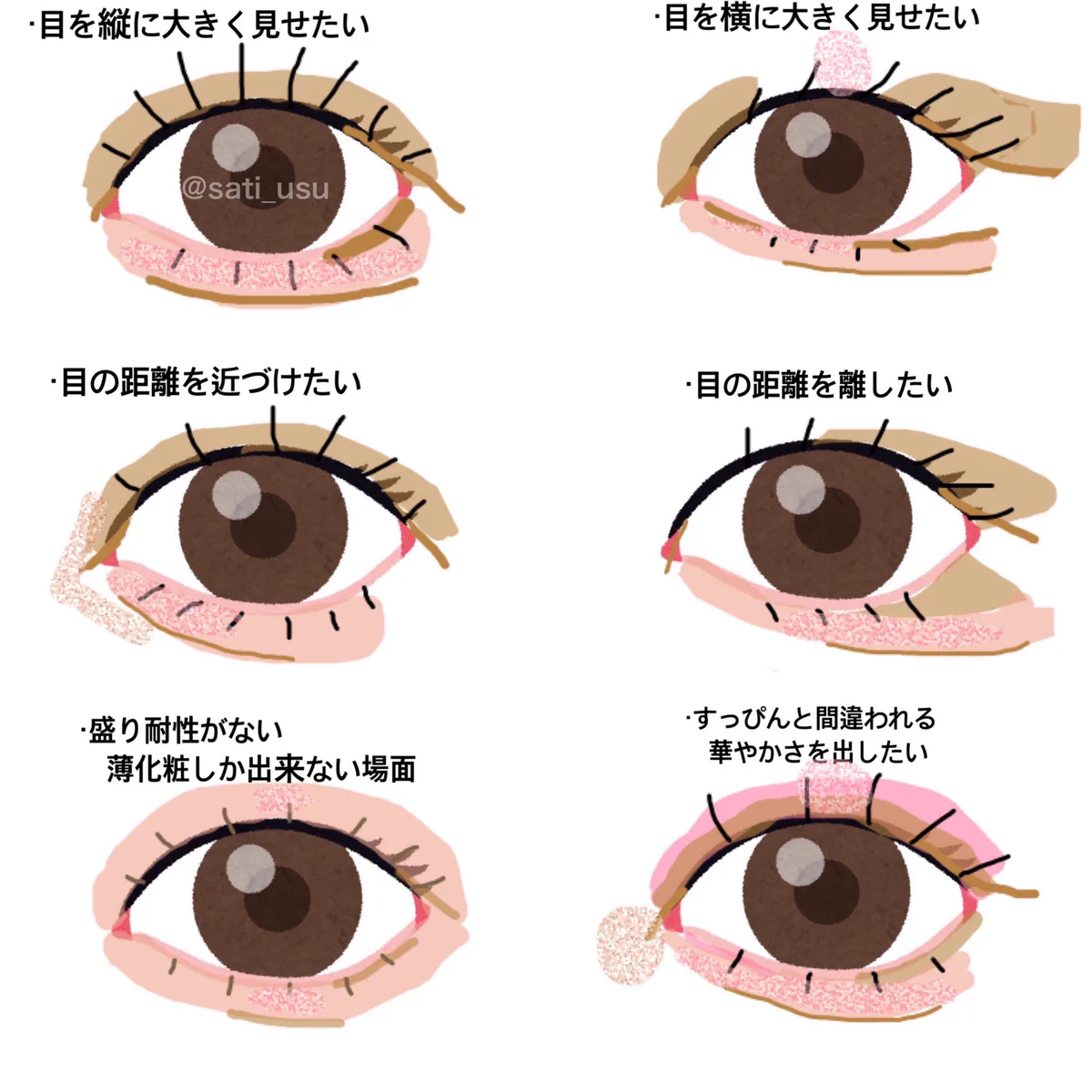 日々のメイクの参考に！悩み別・一重メイクまとめ！
