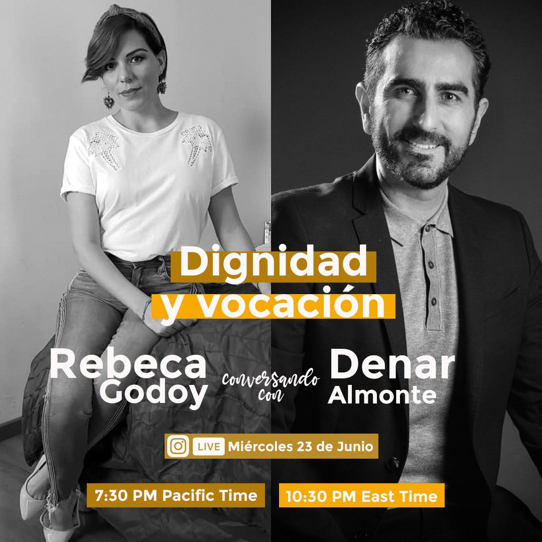 ¿Cómo trabajar en lo que amas sin que se interponga en tu percepción de la moral?

Ésta es la pregunta en la que basaremos nuestro live de hoy día Mie/23/JUN vía IGTV <a href="/denaralmonte/">Denar Almonte</a> 
@rebecagodoyr 7:30 PM Pacific time. 

Contestaremos preguntas y compartiremos sus comentarios ✌🏼😘