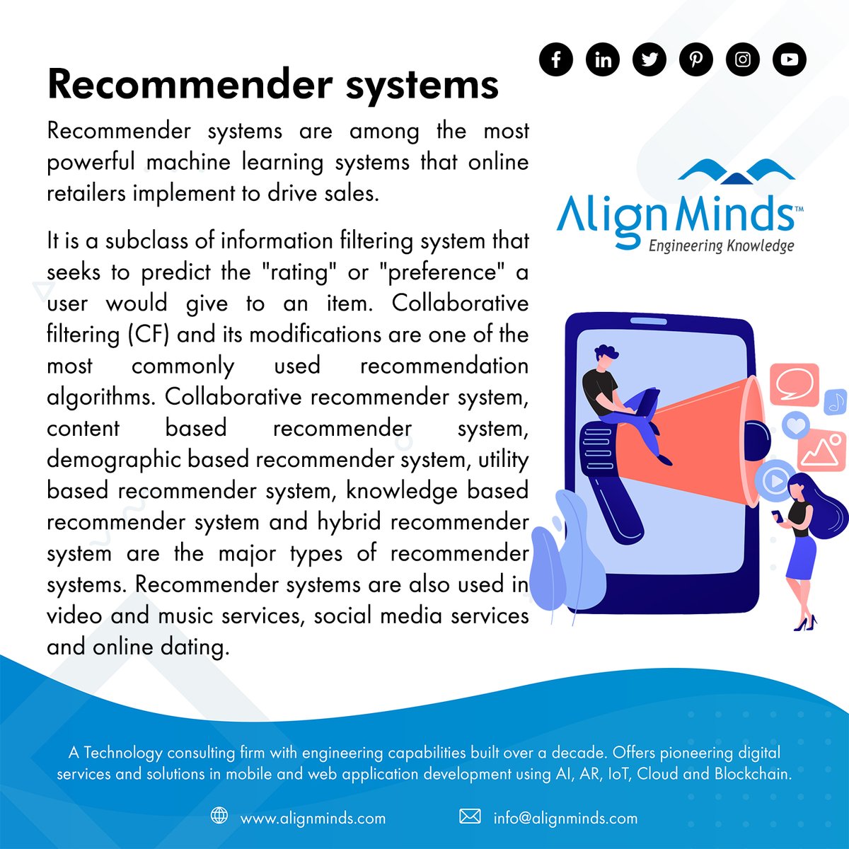 alignminds's tweet image. #Recommendersystems #machinelearningsystems #informationfilteringsystem #Collaborativefiltering