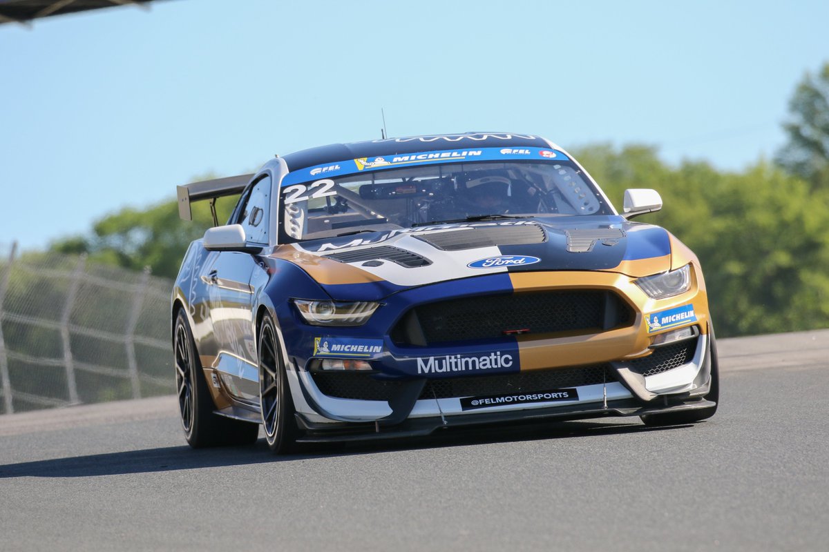 Multimatic's tweet photo. Congratulations to @MSignoretti97 for winning the first two rounds of the new Sports Car Championship Canada at @CTMPOfficial last weekend...

...and for setting a new GT4 lap record while he was at it! 💪

@FordPerformance | @FordMustang https://t.co/JpmYZeXUZ1