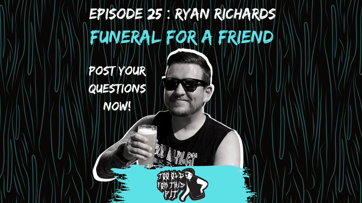 2oldforthispit's tweet image. 🎤We record with Ryan Richards of @ffaf_official tomorrow so get your questions in NOW! 👇🏼

#funeralforafriend #ffaf #posthardcore #rockband #emo #welshrock #welshband #metal #ryanrichards #rosesforthedead #streetcar