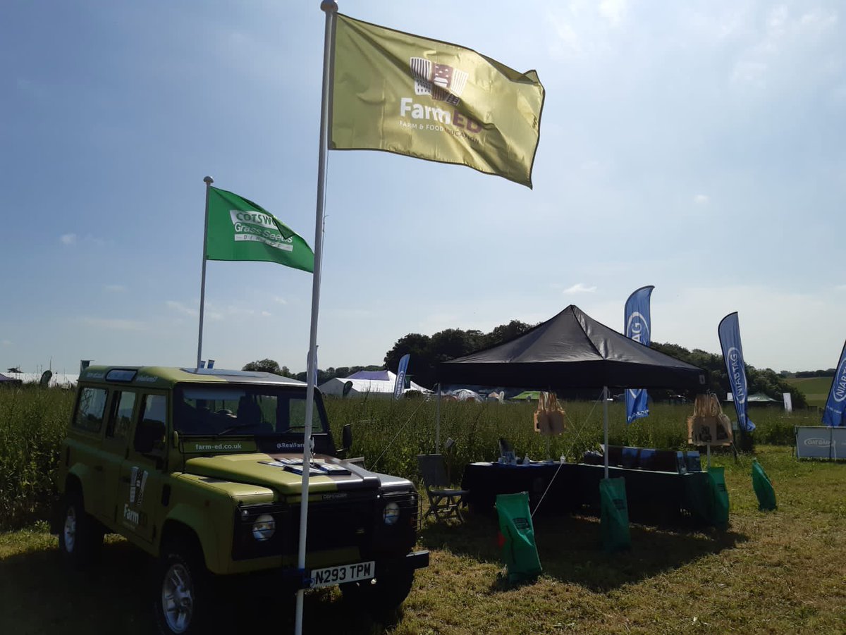 We are <a href="/Groundswellaguk/">Groundswell</a> today. Come and find us with <a href="/CotswoldSeeds/">Cotswold Seeds</a> next to the herbal ley. Talk to Ian &amp; @JontyFarmED about our courses in regenerative agriculture, soil health, holistic management, agroforestry and agroecology with <a href="/niels_corfield/">Niels Corfield</a> <a href="/3LM_HM/">3LM - Savory Institute Hub for UK and Ireland</a> <a href="/CarolineAitken3/">Caroline Aitken</a>