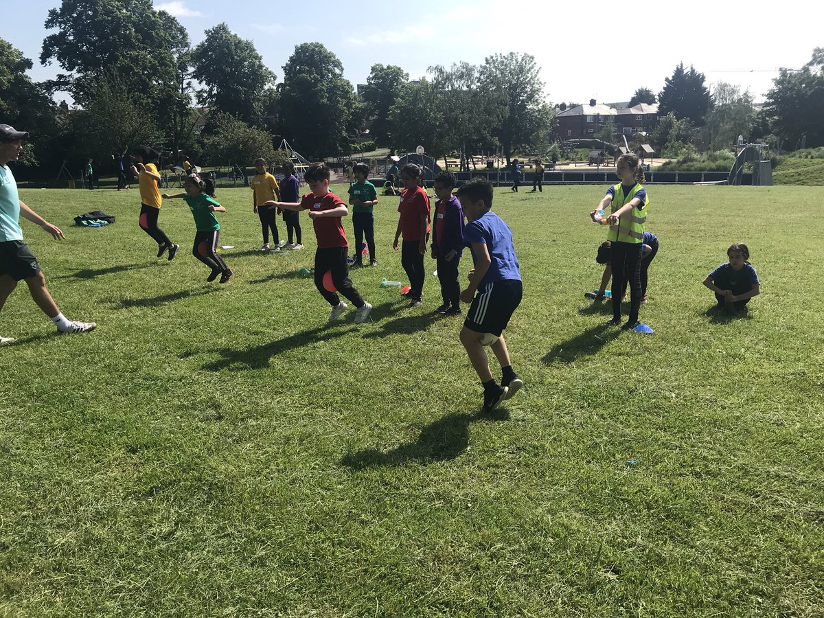 MrsSeniorLHS's tweet photo. Lots of happy faces in Y3 and Y4 enjoying their sports day in the sun today ☀️ @MissDosSantos1 @MissEdwardsLHS @HeadLHS @MissBurrellLHS @LHS_Blackstaffe @MsAl_Alousi @LHS_Watford https://t.co/r3t6OJTXZn