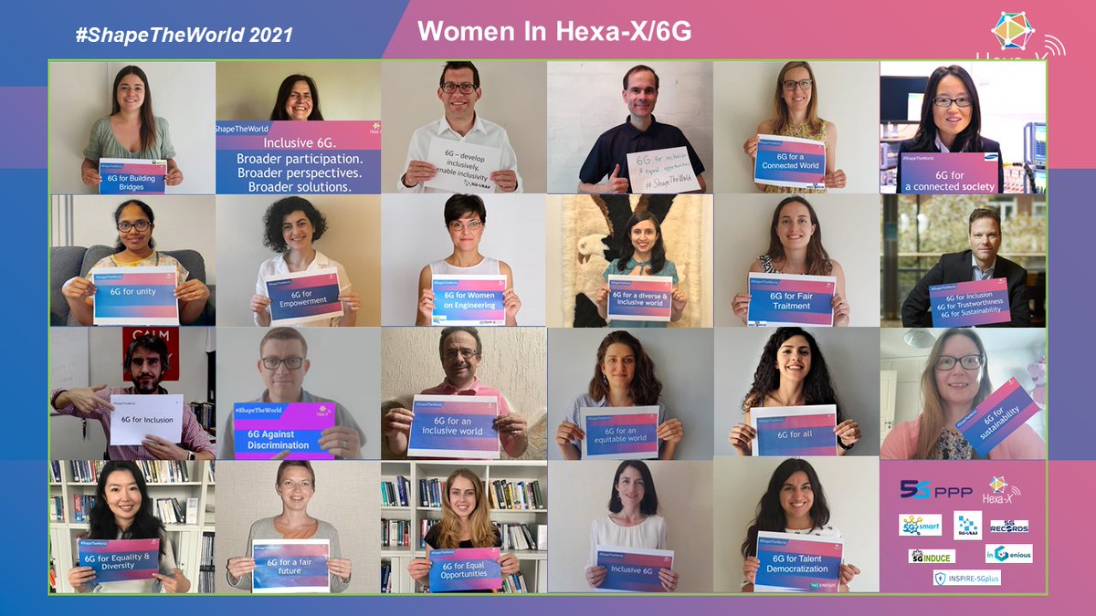 Today is International Women in Engineering Day.  5G-PPP’s Flagship project, Hexa-X launched the ‘Women in Hexa-X’ initiative to promote diversity in telecoms research and shine a light on the women working within 5G-PPP projects #INWED21.  Contact <a href="/Yaning921/">Yaning Zou</a> to get involved