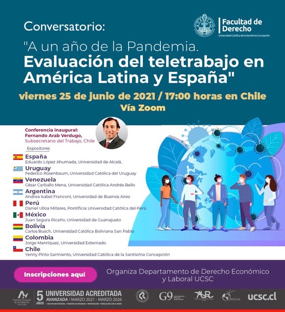 Conversatorio Internacional este viernes 25 de junio!!