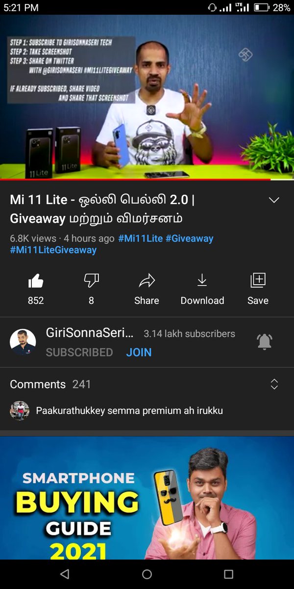 RageVicky1's tweet photo. @GiriSonnaSeri #MI11LITEGIVEWAY 
Thanks for the giveaway contest bro.Hope I will win https://t.co/P0S4WF3pUB