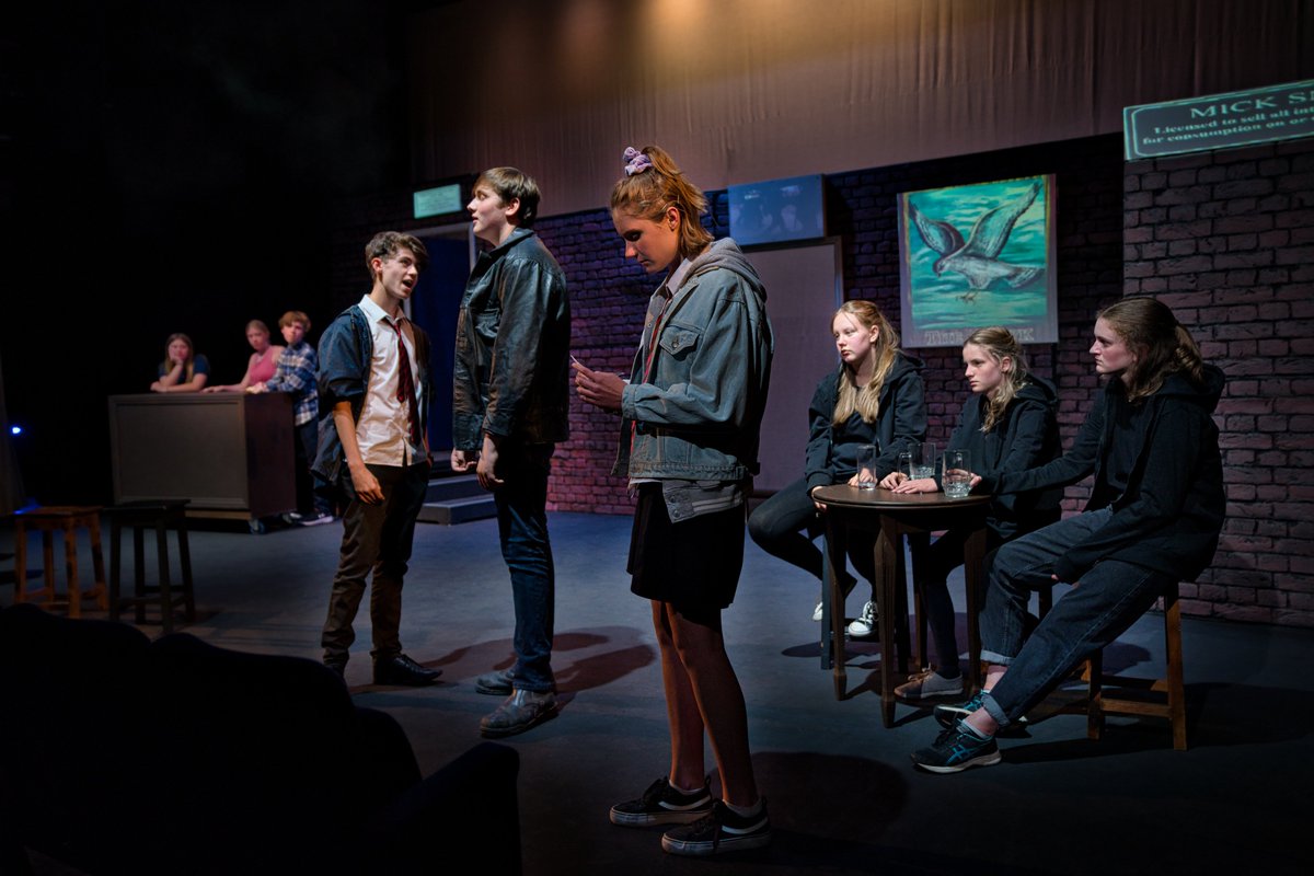 KSWDrama's tweet photo. Its show time!  Burning Bird starts tonight so don't miss out on our first show with an audience in 16 months!
https://t.co/UsmjfgUCb8 https://t.co/O0NyEOXDS6