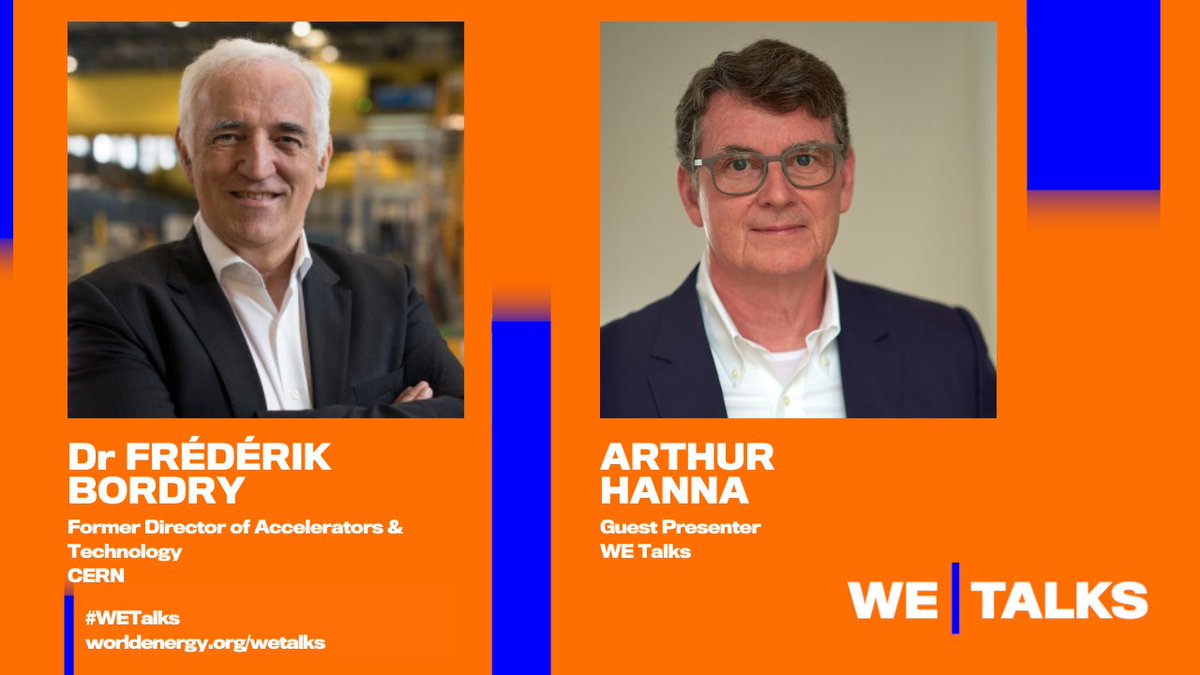 WECouncil's tweet photo. TUNE IN for our latest #WETalks episode with Dr Frédérik Bordry of @CERN to hear about his experience using science to expand our understanding of energy: https://t.co/Zm3tuvnXG7
#humanisingenergy https://t.co/oDwhMAe3Dx