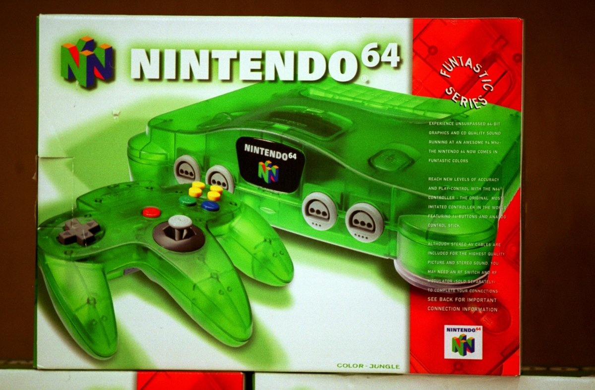 Kotaku's tweet photo. Happy birthday Nintendo 64! The console is now 25 years old.  https://t.co/JDybY4KJgJ https://t.co/WWa3Y5PDyQ