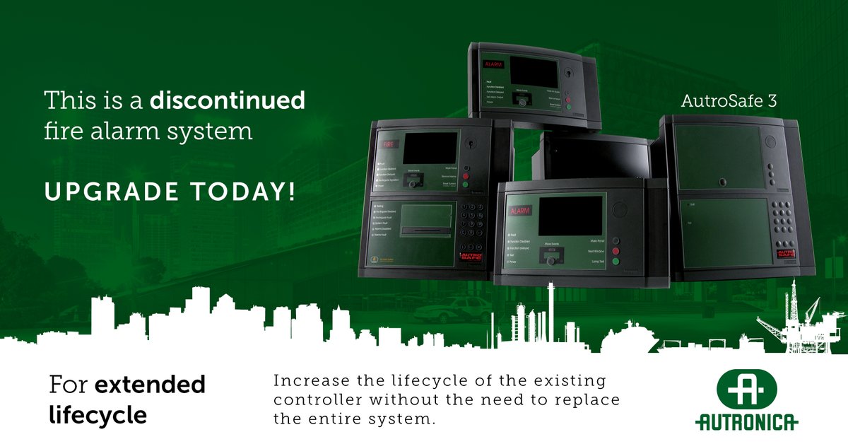 AutronicaFS's tweet image. If you have one of these, you need to take action today. For an extended lifecycle for your fire detection system - simply replace the fire alarm panel and keep the loop units. 

upgrade.autronica@carrier.com or
phone +47 90 90 55 00.

#staysafe #zerolossoflives #firesafety