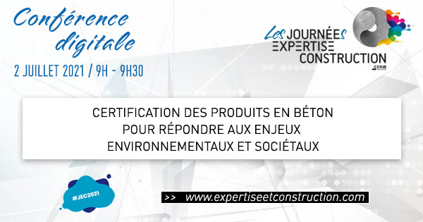 📆 [Salon digital #JEC2021]
👨‍🏫Inscrivez-vous à la conférence du 02/07/21 à 9h animée par Cédric Francou <a href="/Le_CERIB/">CERIB</a>, Isabelle Frigout de Celtys et Emmanuel Jezequel de <a href="/AlkernFR/">ALKERN</a>.

expertiseetconstruction.com 
 
#StayTuned