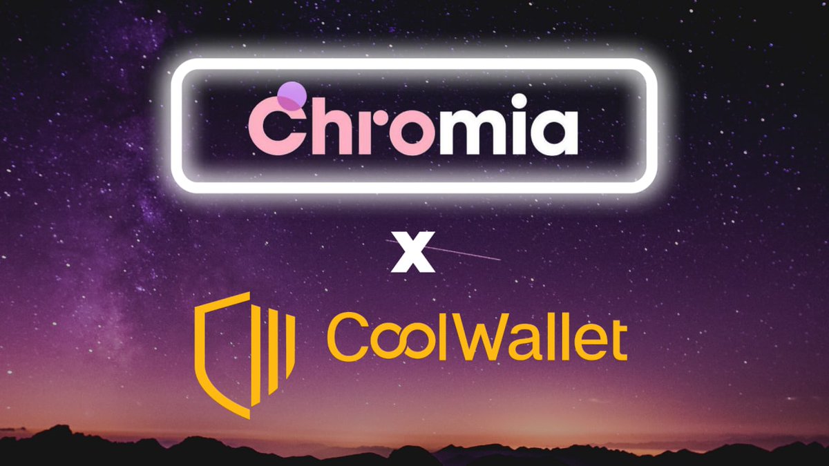We are pleased to announce that <a href="/coolwallet/">CoolWallet</a>, a leading maker of hardware wallets, will be integrating default support for $CHR 🎉

📱 This integration means CHR will appear in default lists in the app with the logo! Very cool, indeed 😉

Learn more here ➡️ blog.chromia.com/coolwallet-add…