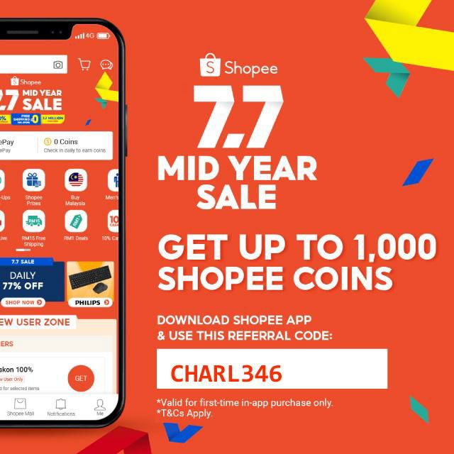 charlesabin's tweet photo. Use my referral code CHARL346 to get 25% cashback off your first purchase! Download Shopee now to enjoy free shipping and lowest price guaranteed deals! https://t.co/KZeAEejw3G https://t.co/eo8odhH3nh