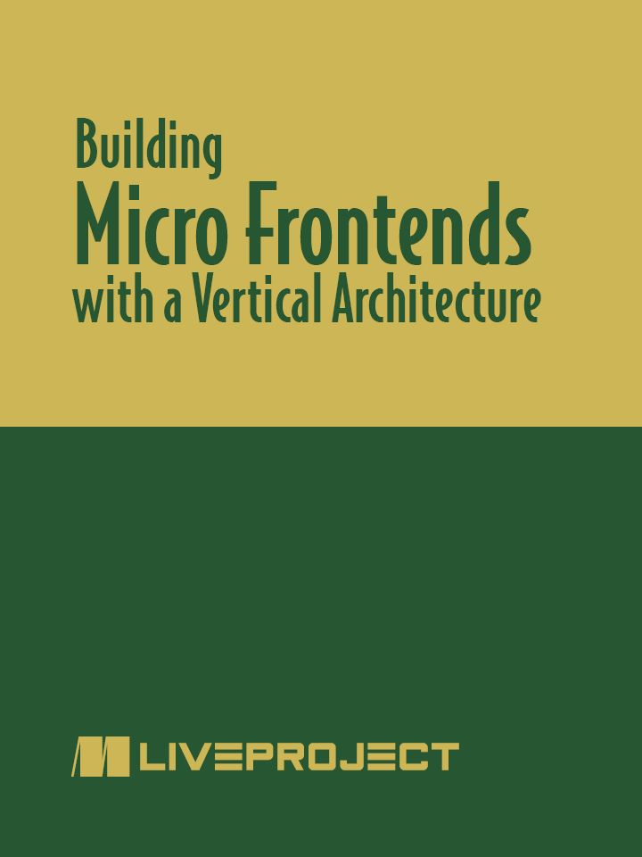 ManningBooks's tweet image. Deal of the Day June 23: Building Micro Frontends with a Team-Based Vertical Architecture and select titles are 45% off today. Check them out: mng.bz/WrEx 
#frontend #frontendweb #microfrontends #webdev #JavaScript #HTML #react #reacthooks #apollo #Neo4j #GRANDstack