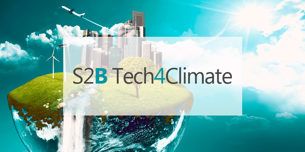 📣  Tens una startup en l'àmbit de la sostenibilitat i medi ambient? Participa al programa #S2BTech4Climate d'acceleració i inversió.

📆 11/07/21
🔗 ow.ly/Yk2C50FgHkK