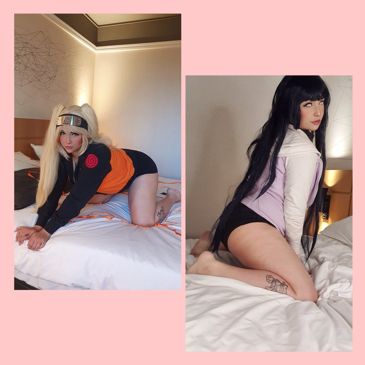 Kroaxx1's tweet photo. - Princesa do Byakugan ou Hokage de konoha? Difícil decisão né, meu filho? Em caso de duvidas, leve as duas que o Ninjutsu é garantido. 
70%OFF na subscrição do onlyfans da @mayumicosplay , Pessoal. Corre que é por tempo limitado.
Link aqui: https://t.co/S9gvcz2LVX https://t.co/qYuqieRSJD