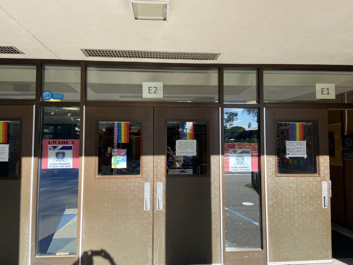 KateFinnick's tweet photo. RMMS celebrates Pride Day sponsored by the GSA!!!!  Be proud- be kind - be YOU!!!!  #rmms #pride. https://t.co/uyIn2Ipjs9