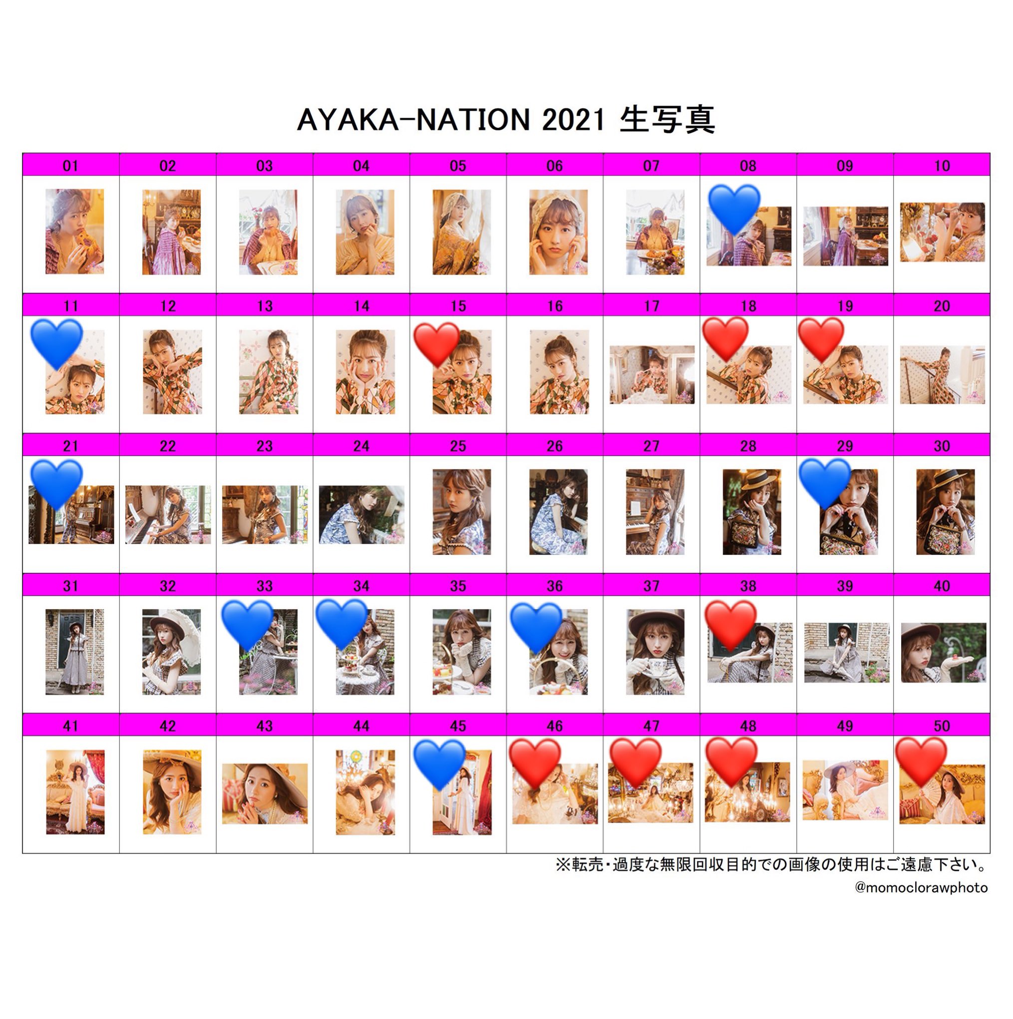 AYAKANATION2021 生写真