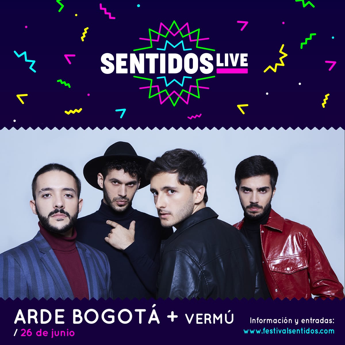 ARDE BOGOTÁ (@arde_bogota) on Twitter photo Este sábado tocamos en La Roda, Albacete, y aún quedan entradas.
<a href="/FdelosSentidos/">Festival de los Sentidos</a>
⬇️⬇️⬇️
elcorteingles.es/entradas/conci… Este sábado tocamos en La Roda, Albacete, y aún quedan entradas.
<a href="/FdelosSentidos/">Festival de los Sentidos</a>
⬇️⬇️⬇️
elcorteingles.es/entradas/conci…