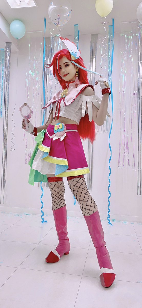 物品 キュアフラミンゴ コスプレ衣装 トロピカルージュ プリキュア