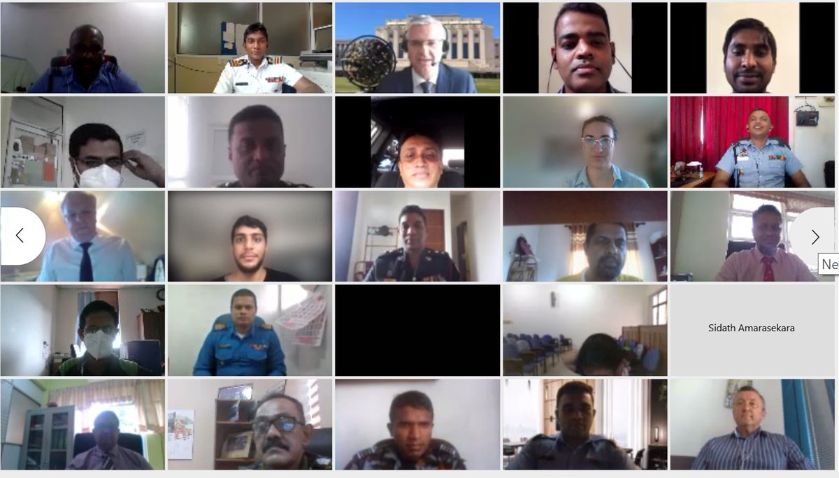 BWCISU's tweet photo. We have reached the end of the two-day virtual workshop organized with @SLUNGeneva @MoH_SriLanka under the #1972BWC National Preparedness Programme. The sessions brought together over 100 participants from almost 40 national entities. Thanks to all of them and to the speakers! https://t.co/7yP3AnE46O