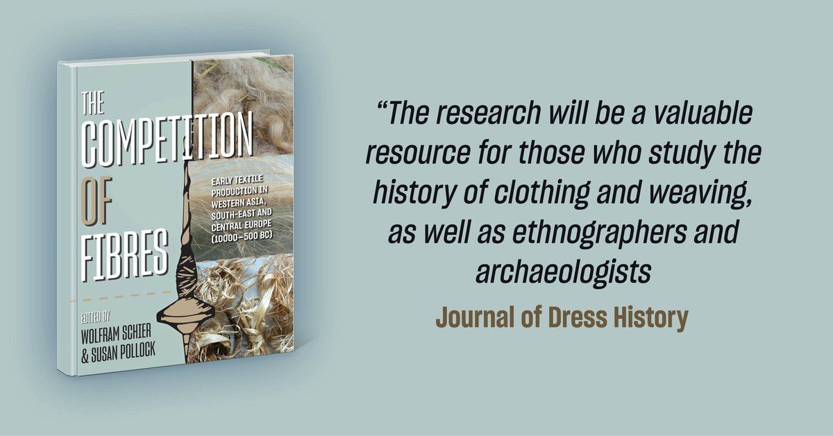 'The Competition of Fibres: Early #Textile Production in Western Asia, Southeast and Central Europe' feature a fascinating collection of papers on the study of wool and other fibers in #ancienttextile production.

Find out more here: ow.ly/vCkO50Fdp1a

#archaeology