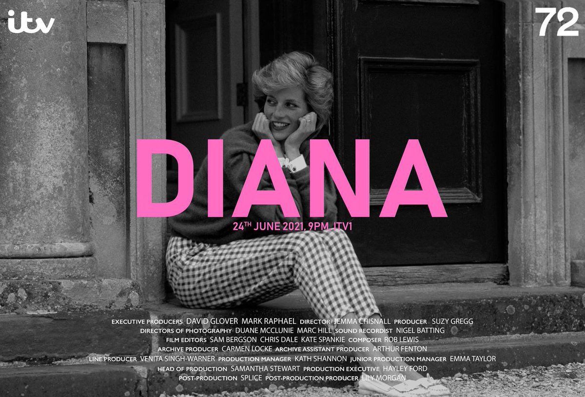 Feature Doc ‘Diana’ by @72_films goes out tomorrow 24th June at 9pm on ITV…music by me! 🎶 

#princessdiana #itv #composer #originalmusic #featuredoc #72films