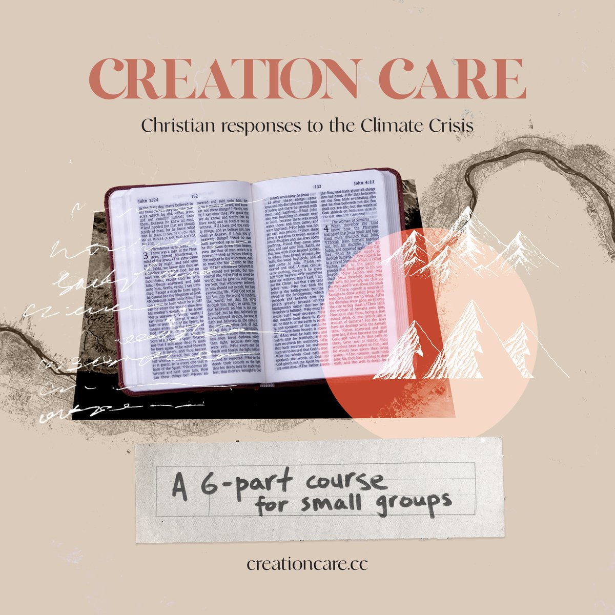 Take a look at creationcare.cc

A new six part online course introducing the #ClimateEmergency and how we might respond.

Sessions on Science, Bible, Emotion, Civil Disobedience, Divestment and Sustainable Living.

With <a href="/Passionists/">Passionist Life</a> @CClimateAction @OperationNoah