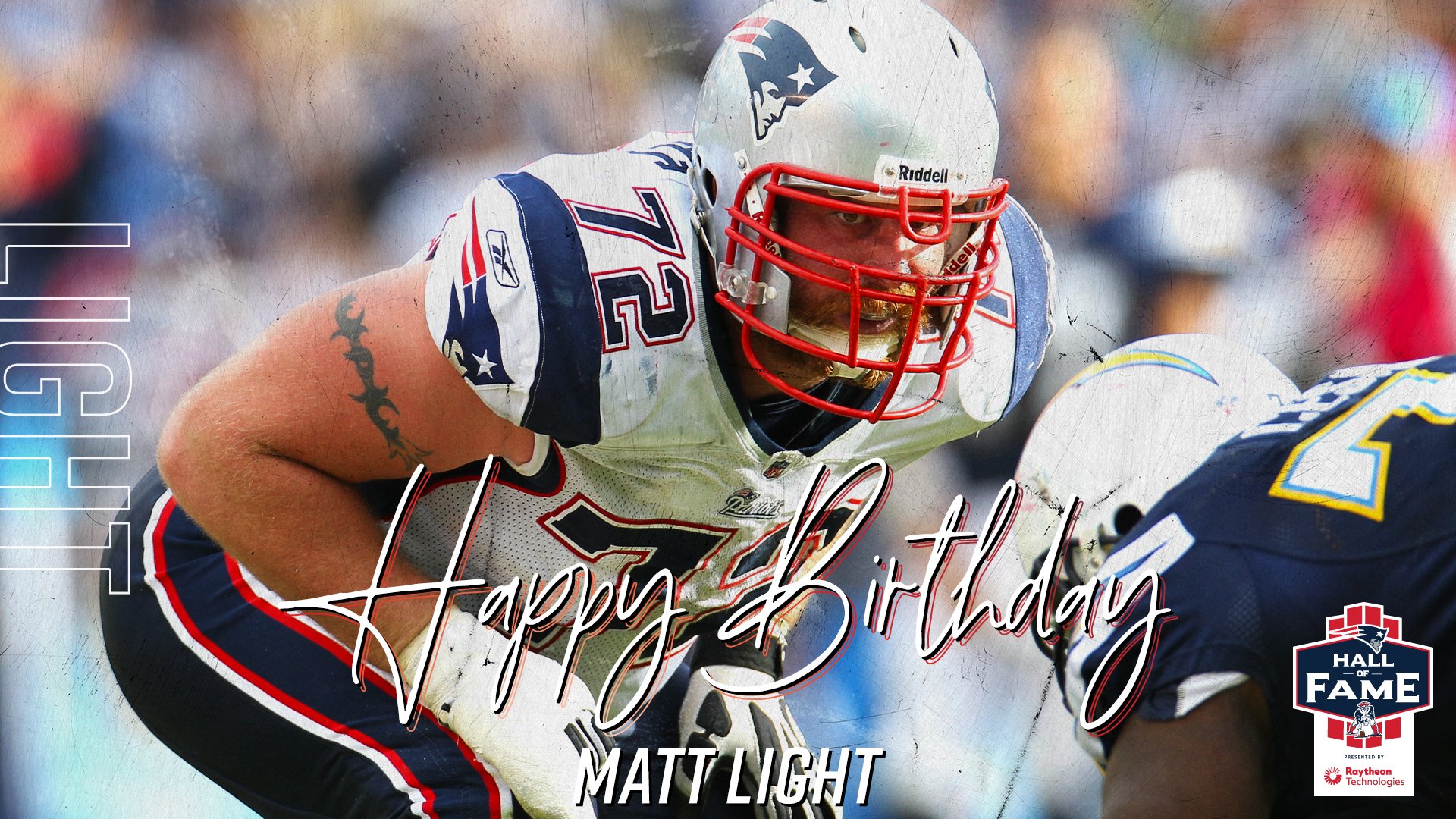 Happy birthday, Matt Light! 