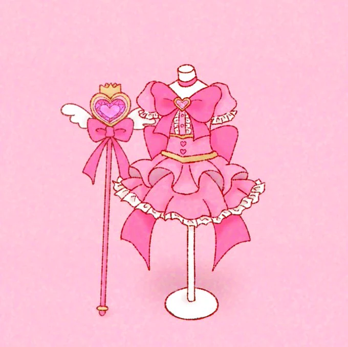#梅雨の創作クラスタフォロー祭ピンクの女の子の夢みたいなイラストを描きます 