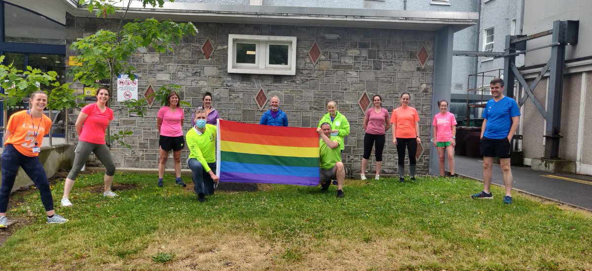A photo shoot from the PhysioFit Colour run today to celebrate Pride Month🌈 🎉Thanks to all who joined. Exercise class back next Monday 12:35pm outside hospital 4. 🤸‍♀️<a href="/stjamesdublin/">St James's Hospital</a> <a href="/niamhphysio/">Niamh Murphy</a> <a href="/Ruthmc5Ruth/">Ruth McMenamin</a>