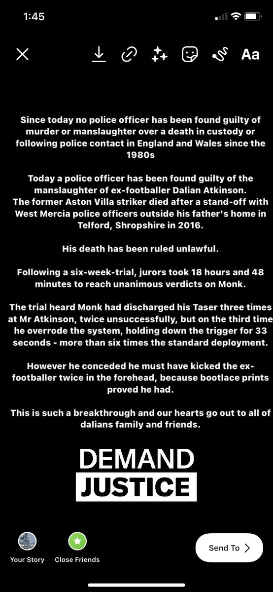 justiceforsean1's tweet photo. #justicefordalian #dalianatkinson #AstonVilla #guilty #manslaughter #killedbypolice #wewantchargesandchange #ukisnotinnocent #justice #accountability #midlands https://t.co/knC35xs0aB