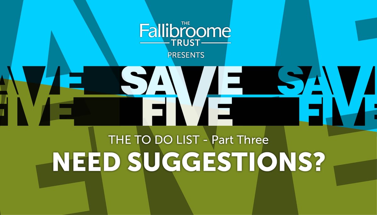HalliardTrust's tweet image. Save Five - Small videos to save a lot of time - To Do Lists - Ep3: Need Suggestions? 
@TheFalliTrust
 #SaveFive vimeo.com/566564106