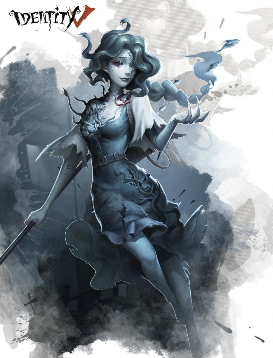 idvsapphic's tweet photo. The idv woman of today is Grace, the naiad! -🌺

#IdentityV #Graceidv #Naiad https://t.co/FQy6a1sDVI
