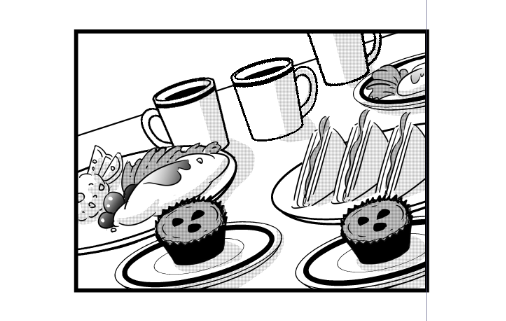 張り切りすぎた朝食描いた…🍳 お腹が減ってきた。72/200 