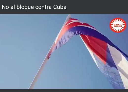 CDI: La Llovizna.Estado:  Bolívar . No al bloqueo contra cuba. Jamás nadien  nos humillada. #NoMasBloqueos