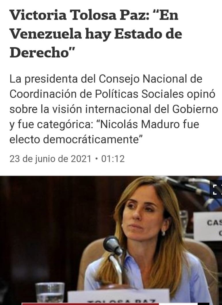 Andy Wenner On Twitter Victoria Tolosa Paz Es La Cepa Delta De Cristina