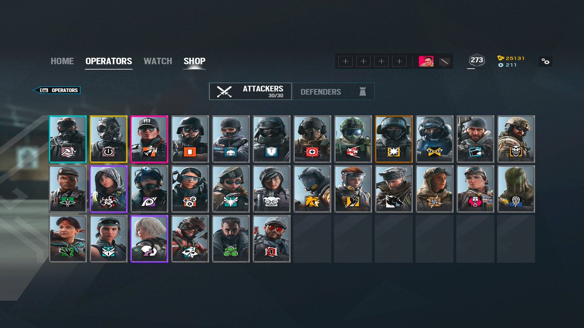 Something i would really love to see for <a href="/Rainbow6Game/">Rainbow Six Siege</a> is something like a mastery system. Every operator has 6 levels: Bronze Silver Gold Plat Diamond Champion. Its kinda like a mini progression system. You move through the levels by rounds won. Every level has a mini reward.