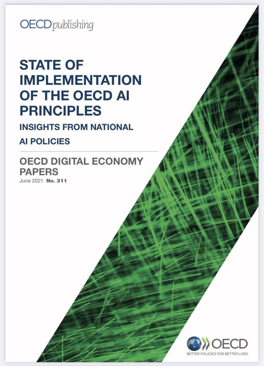 LauraGalindo's tweet photo. 🙌🏻Yesterday we (@OECDinnovation and @AIWatchEU) launched the OECD report on the State of Implementation of the OECD AI Principles and the EC-OECD joint report on national AI policies in Europe. Two great pieces to read in conjunction. https://t.co/RDZvTF0Soo Please share! 🙌🏻 https://t.co/AARiD24DHQ