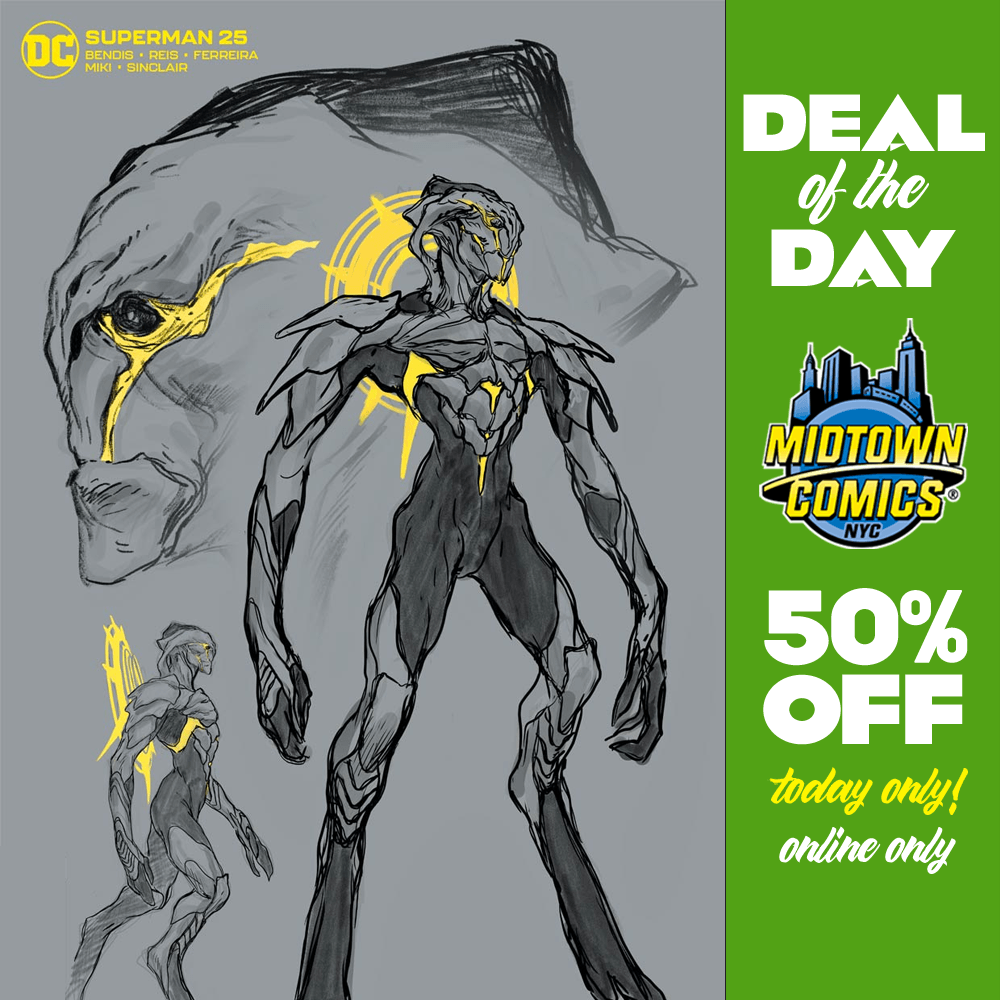 MidtownComics's tweet photo. Deal of the Day: Superman Vol 6 #25 Cover C Incentive Ivan Reis Synmar Card Stock Variant Cover!
https://t.co/j7yNGnoDRa
#MCDOTD #Superman #Synmar @DCComics https://t.co/kA2eFMLTDU