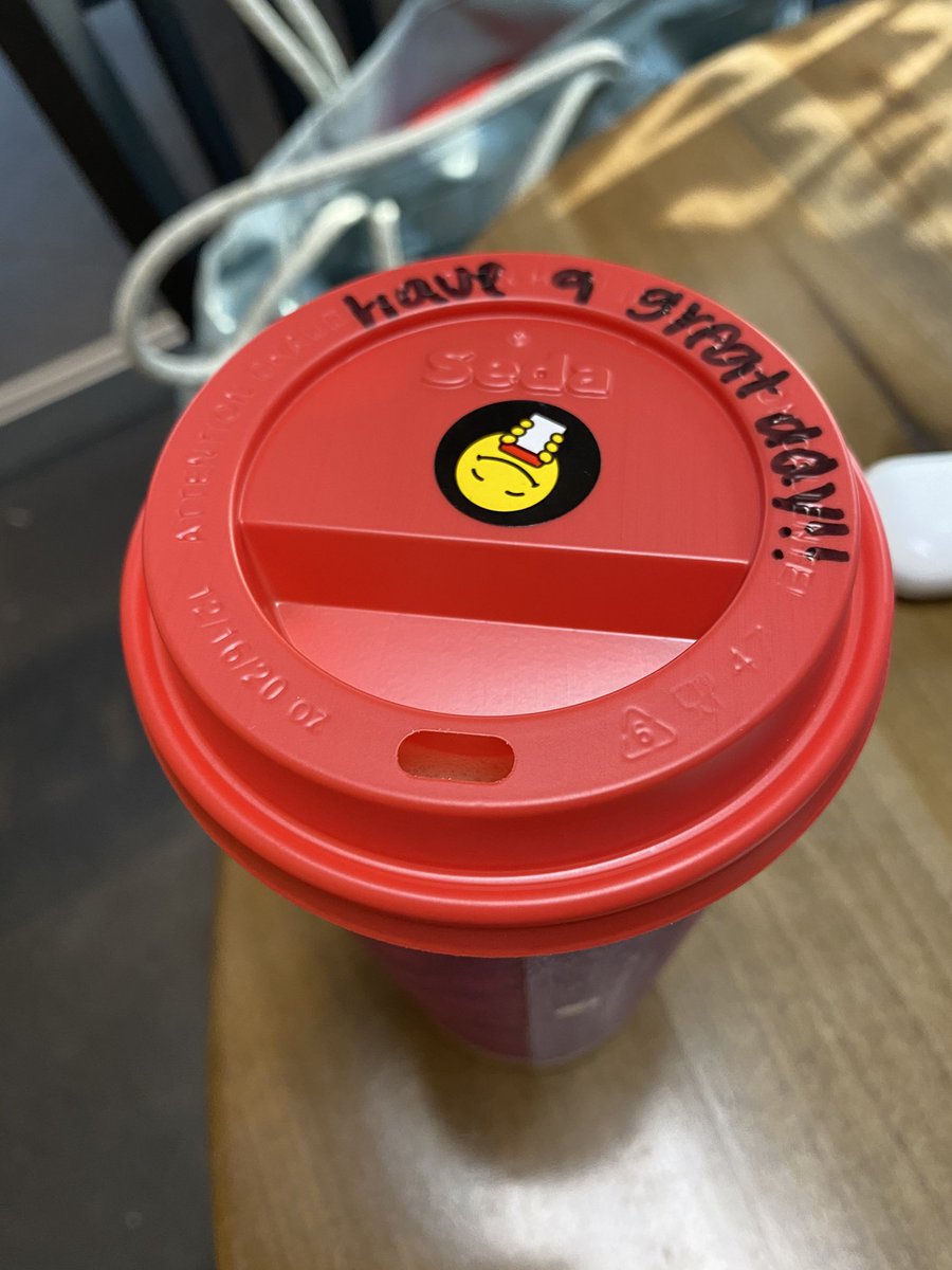 heatherthewolff's tweet photo. Why do I love coffee from @scooterscoffee?  This is one of many reasons. #kindnessfromstrangers #daymade https://t.co/PXREtlf5sS
