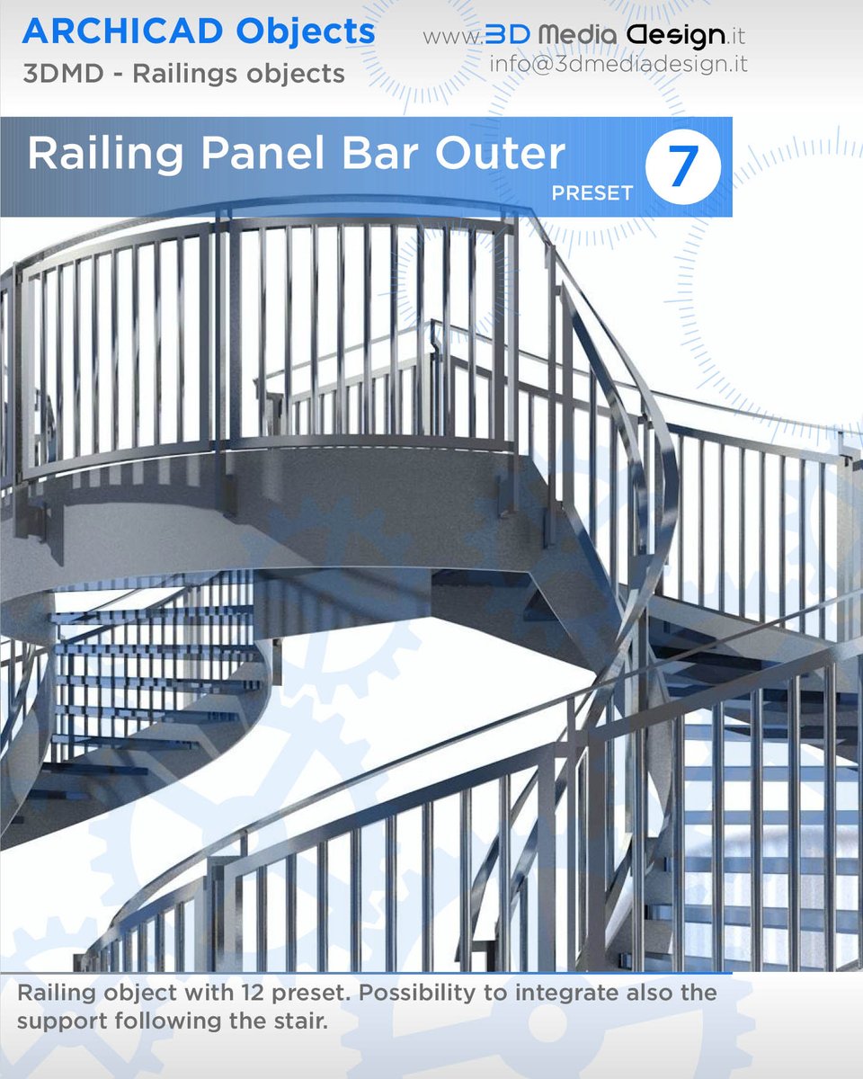 Archicad Railing Objects
3DMediaDesign - Update v.4.6 available

3dmediadesign.it/objects.html

#Archicad #fRailing #Graphisoft #BIM #Buildinginformationmodieling #BIMX #ArchicadUser #archicadrender #Buildinginformationmodeling #archicaddesign #Archicad24 #OpenBIMhdr #BIMcloud