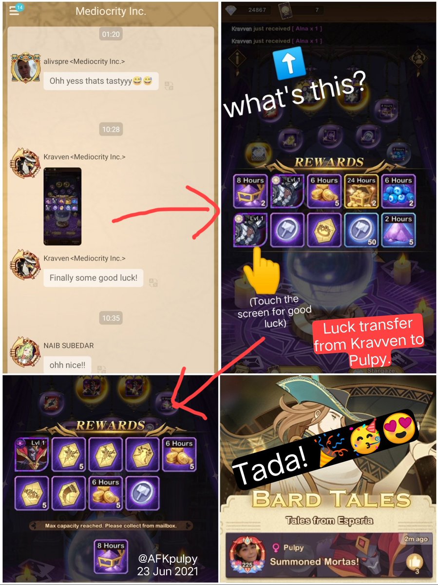 AFKpulpy's tweet photo. [Stargaze] ⭐👉🔮

💜#Mortas
😍 Back-to-back. 1 in 10.
Maybe thanks to Kravven?!

⏳Pity reset! (35k DIA)

#AFKArena #AFKアリーナ 23jun2021 https://t.co/oxKWWQoDca