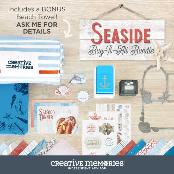 MemoryKeepingR's tweet image. Love all the products in the Seaside collection and the complementing tools? For a limited time, you can buy them all with one click with the Seaside Buy-It-All Bundle, which also includes a BONUS beach towel that is ONLY available through this bundle
🛍 - creativememories.com/user/memorykee…